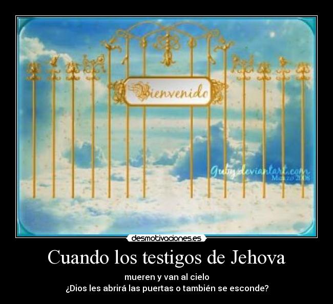 Cuando los testigos de Jehova -