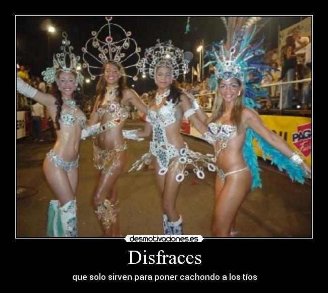 Disfraces - que solo sirven para poner cachondo a los tíos