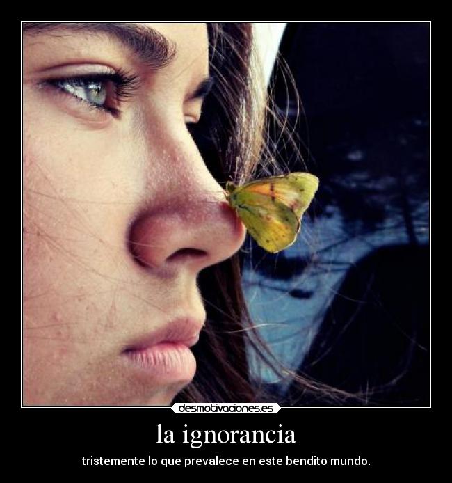 la ignorancia -