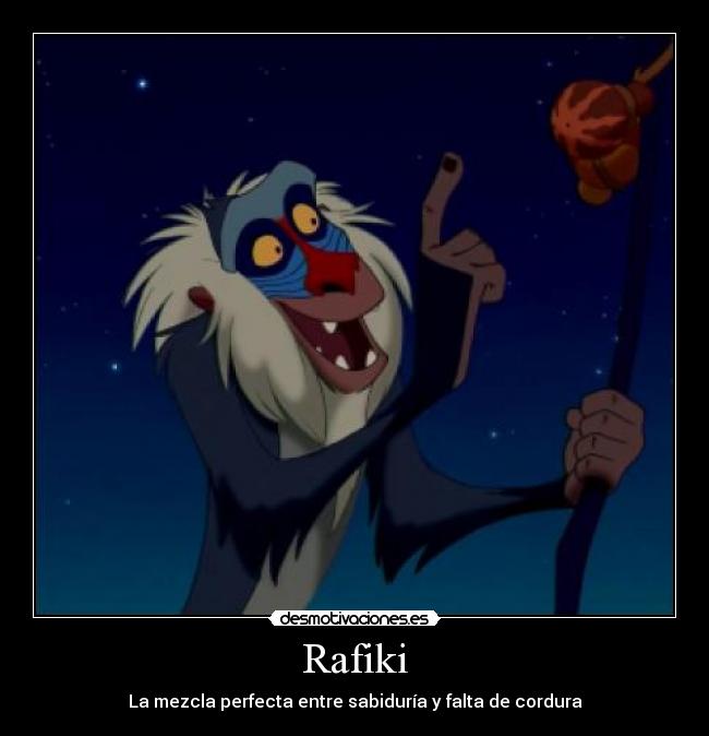 carteles rafiki reyleon disney tuinfancia desmotivaciones