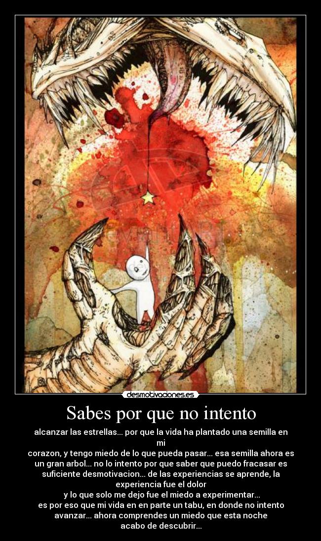 Sabes por que no intento - 