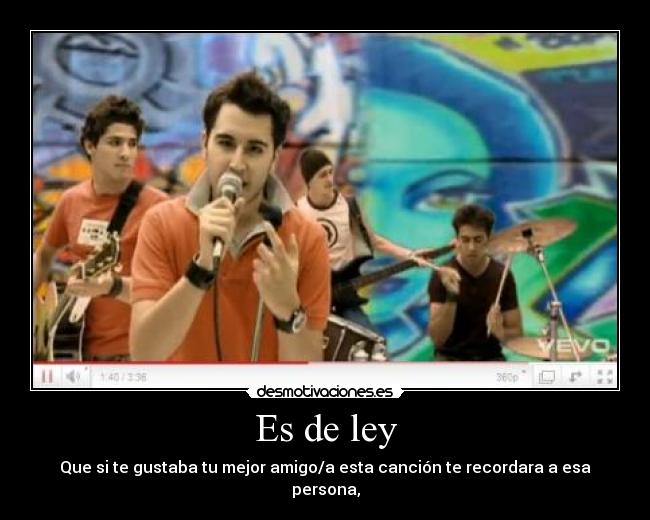 Es de ley -
