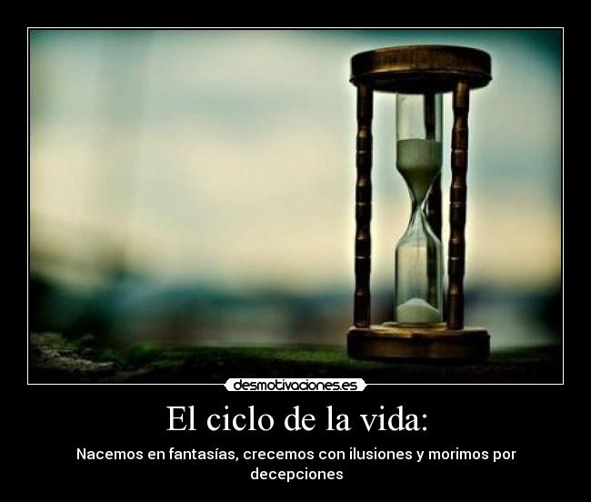 El ciclo de la vida: -