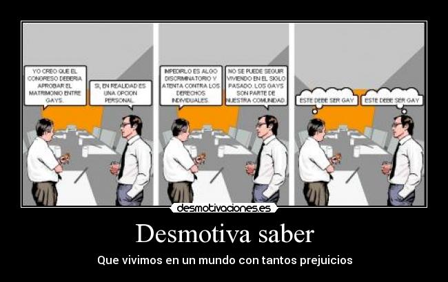 carteles prejuicios desmotivaciones