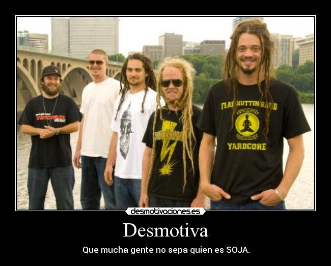 Desmotiva - Que mucha gente no sepa quien es SOJA.