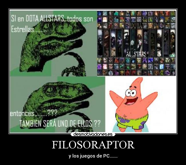 carteles otra vez filosoraptor sus dudas desmotivaciones