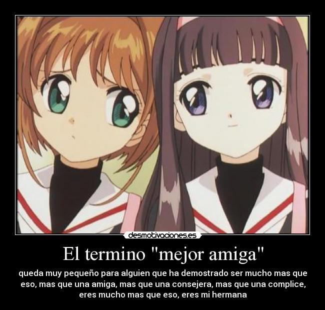 El termino mejor amiga -