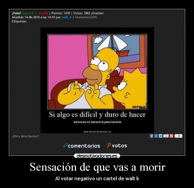 Sensación de que vas a morir -