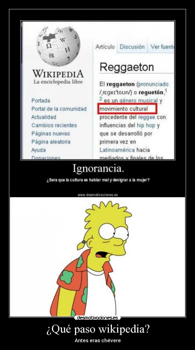 ¿Qué paso wikipedia? -