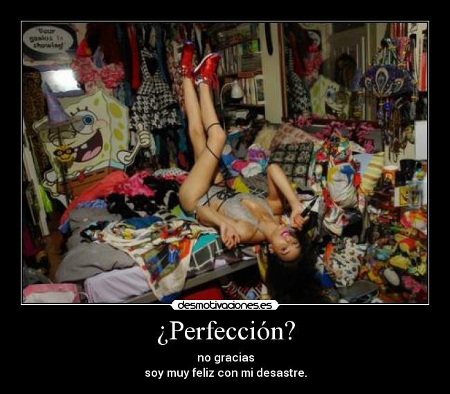 ¿Perfección? -