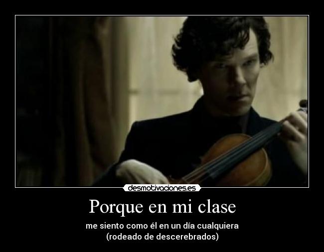 Porque en mi clase -