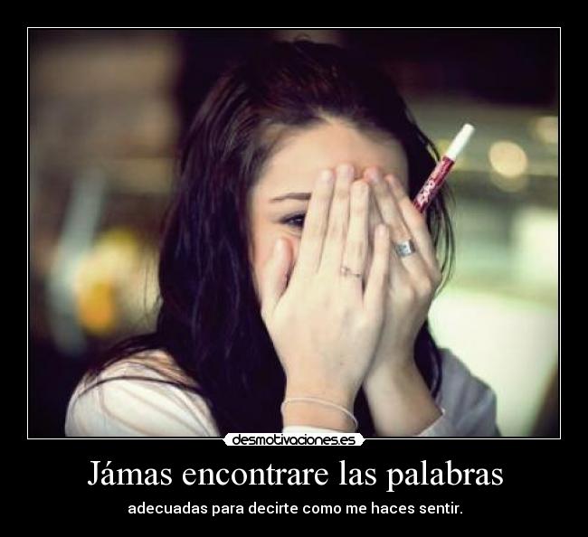 Jámas encontrare las palabras -