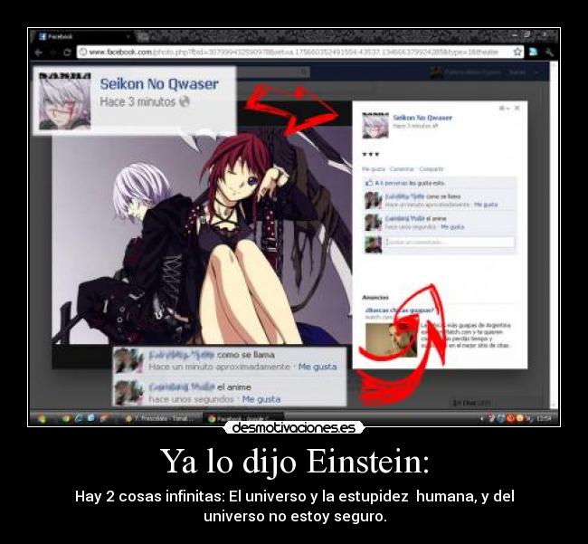 Ya lo dijo Einstein: -