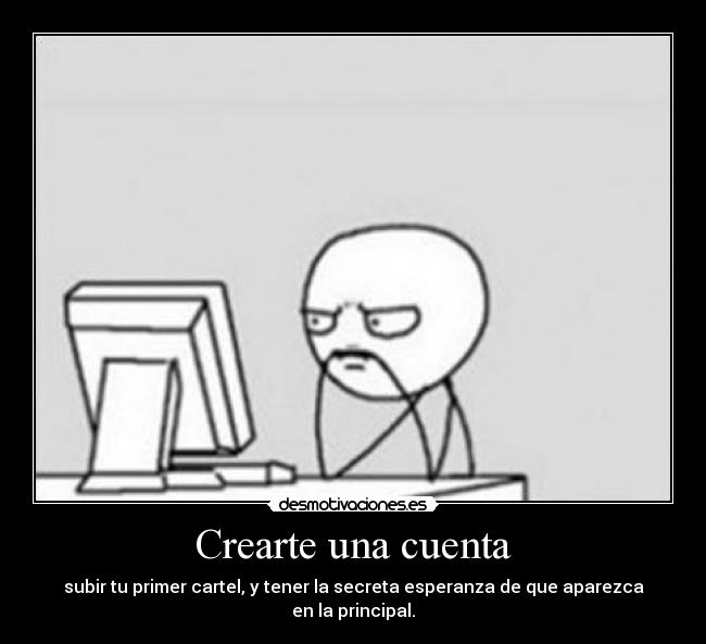 Crearte una cuenta -