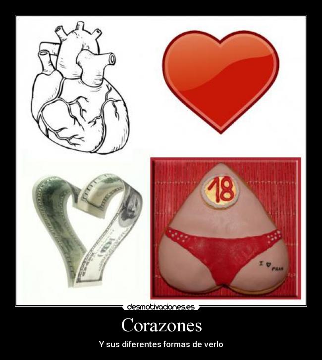Corazones - Y sus diferentes formas de verlo
