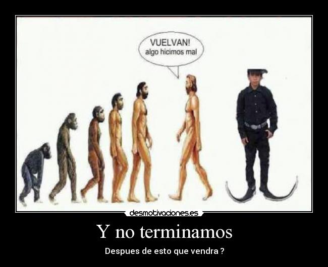 Y no terminamos -