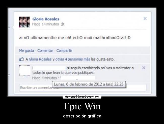 Epic Win - descripción gráfica