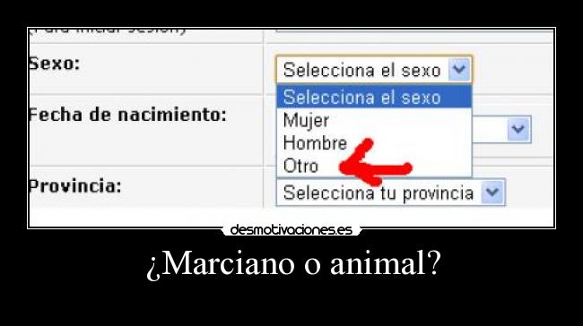 ¿Marciano o animal? - 