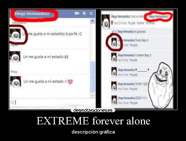 EXTREME forever alone - descripción gráfica