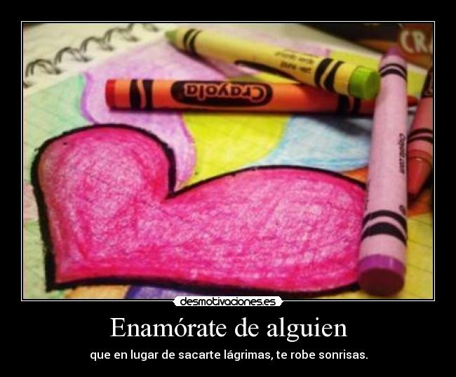 Enamórate de alguien -