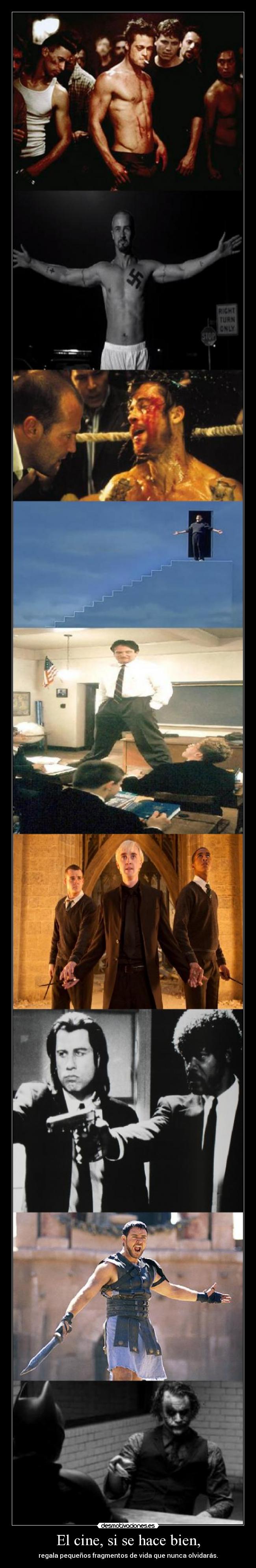 carteles cine las peliculas estan dedicadas unos cuantos usuarios desmotivaciones