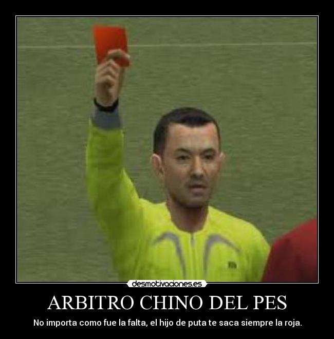 ARBITRO CHINO DEL PES - 