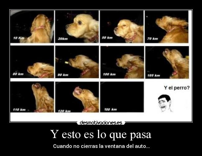 Y esto es lo que pasa -