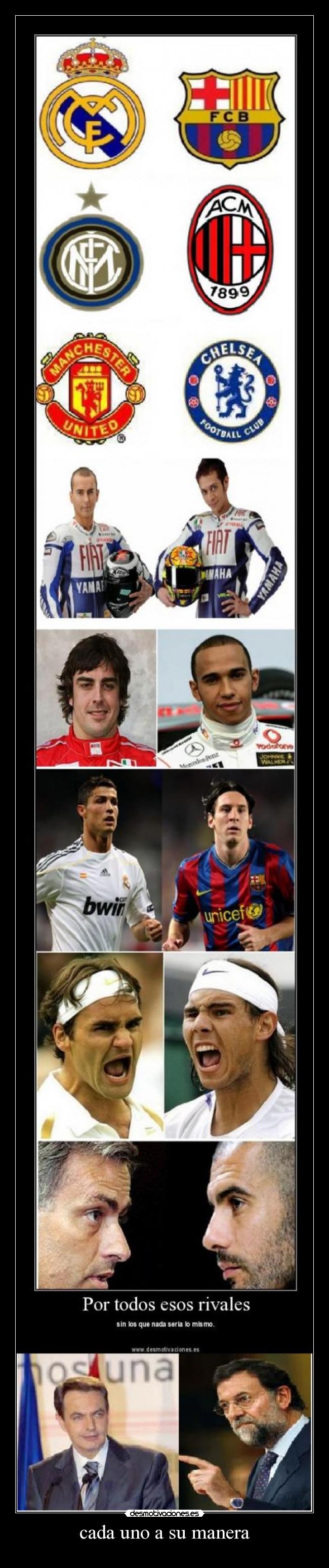 cada uno a su manera - 