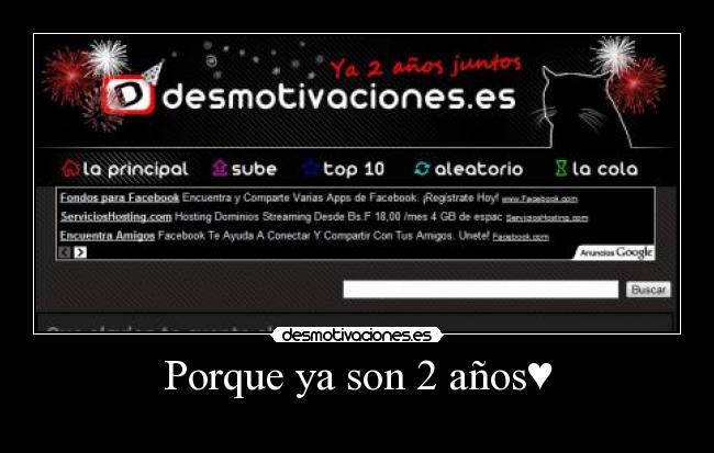 Porque ya son 2 años♥ -