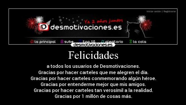 Felicidades -