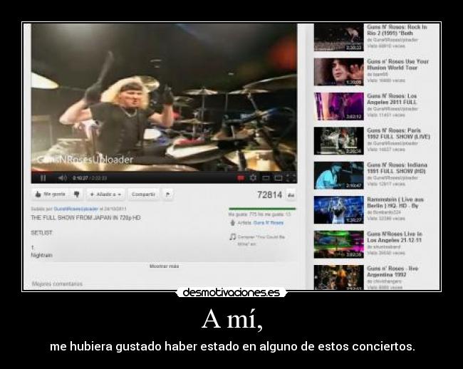 carteles guns roses rammstein desmotivaciones