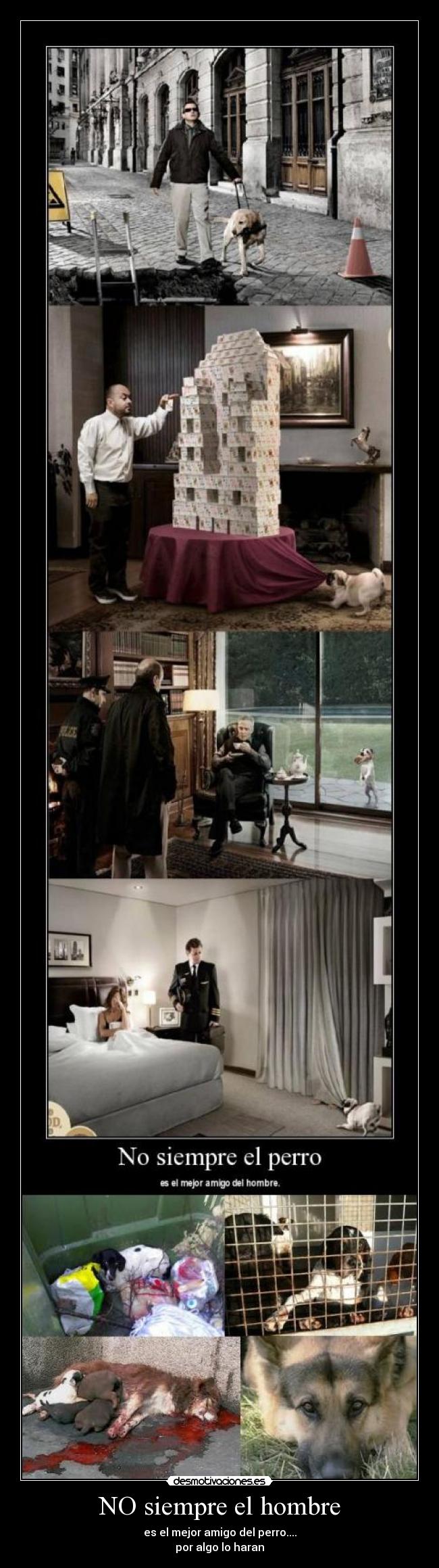 NO siempre el hombre -