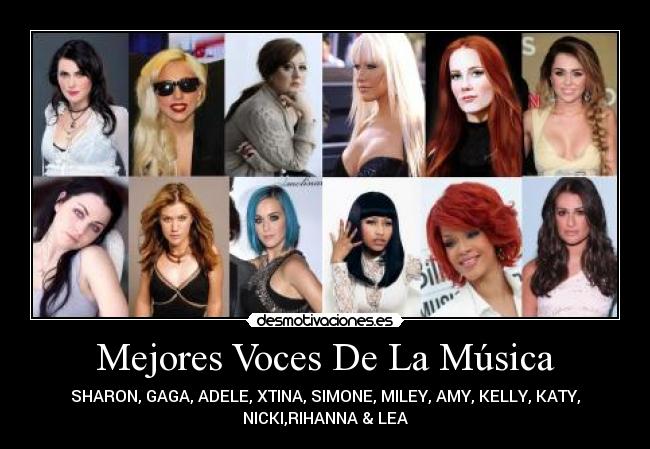 Mejores Voces De La Música -