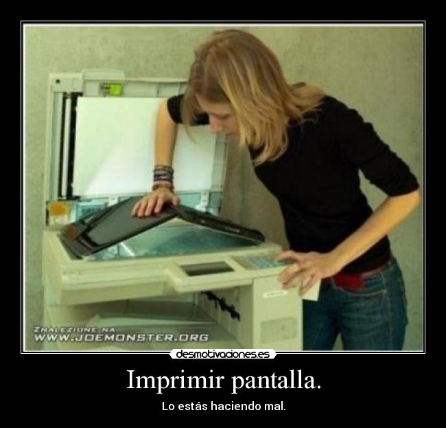Imprimir pantalla. - 