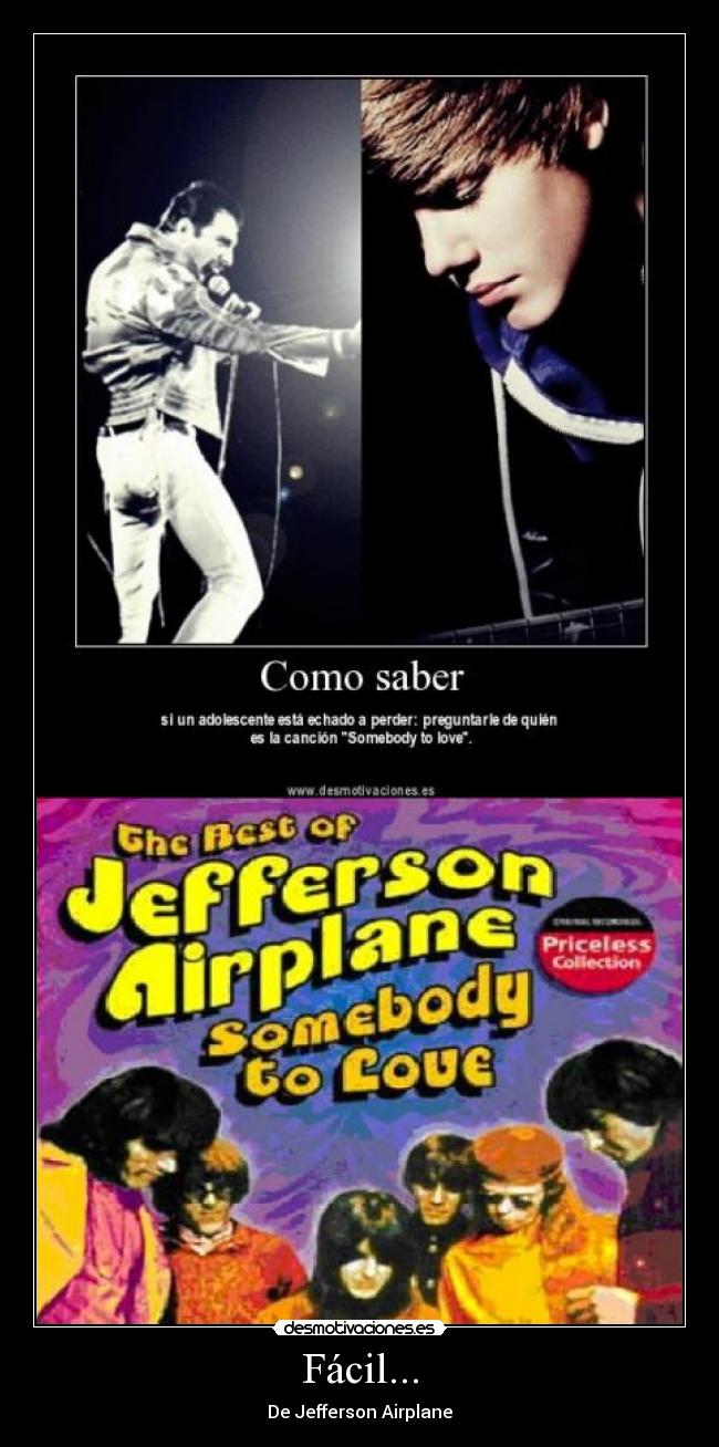 carteles jefferson airplane somebody love desmotivaciones