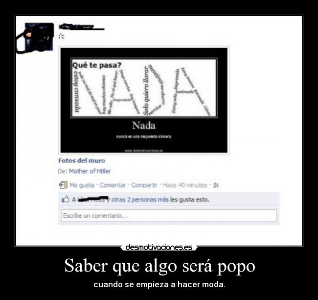 carteles saber popo moda crap desmotivaciones