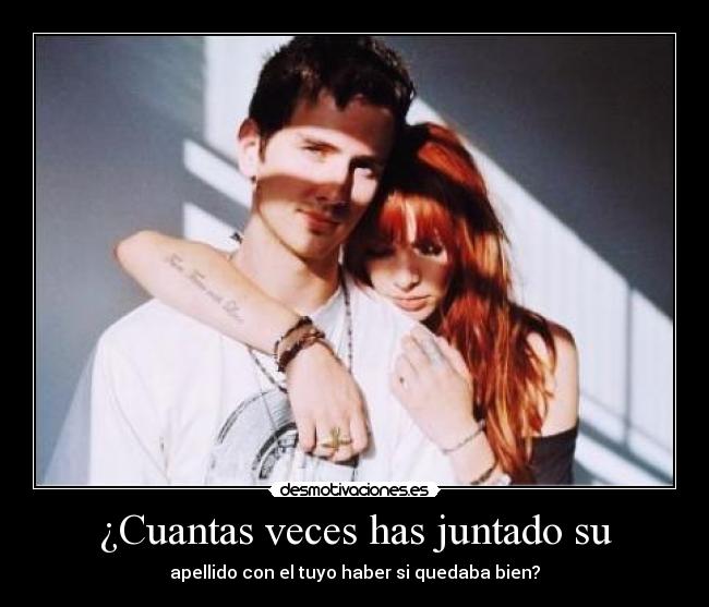 ¿Cuantas veces has juntado su -