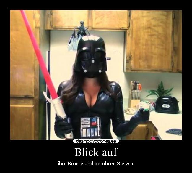 Blick auf - ihre Brüste und berühren Sie wild