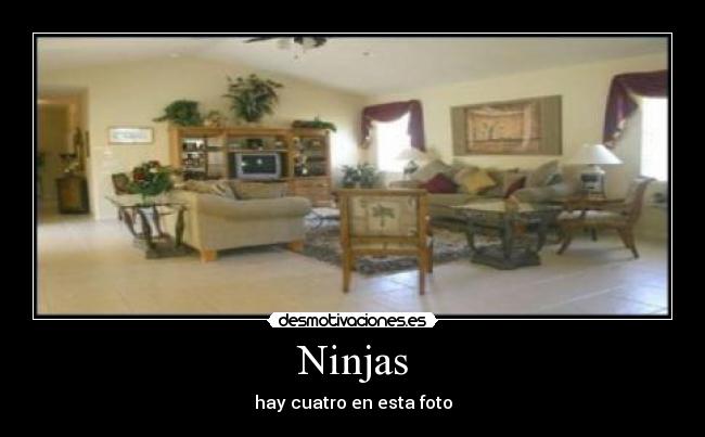 Ninjas - hay cuatro en esta foto