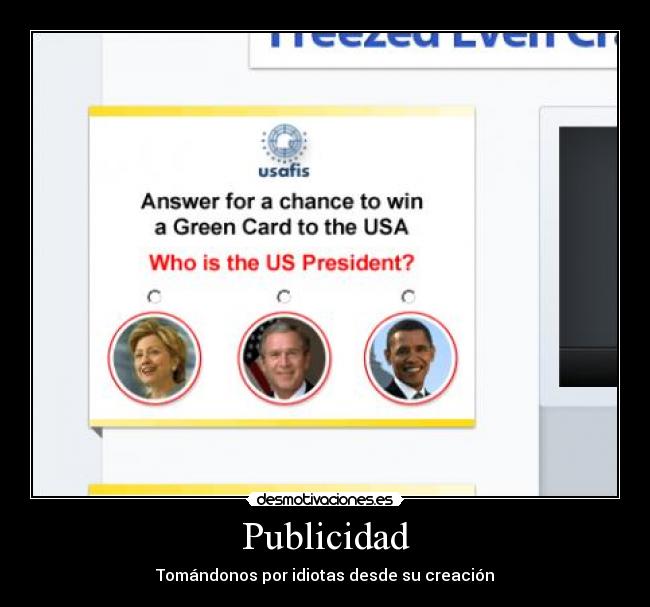 Publicidad - Tomándonos por idiotas desde su creación