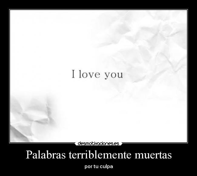 Palabras terriblemente muertas - 