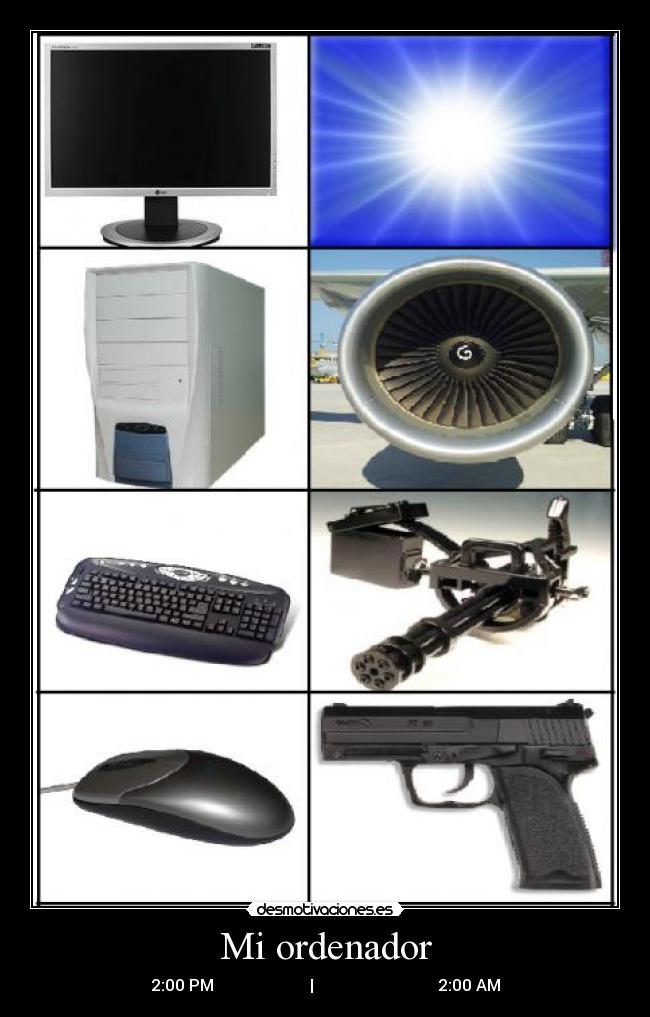 Mi ordenador - 2:00 PM                        |                               2:00 AM