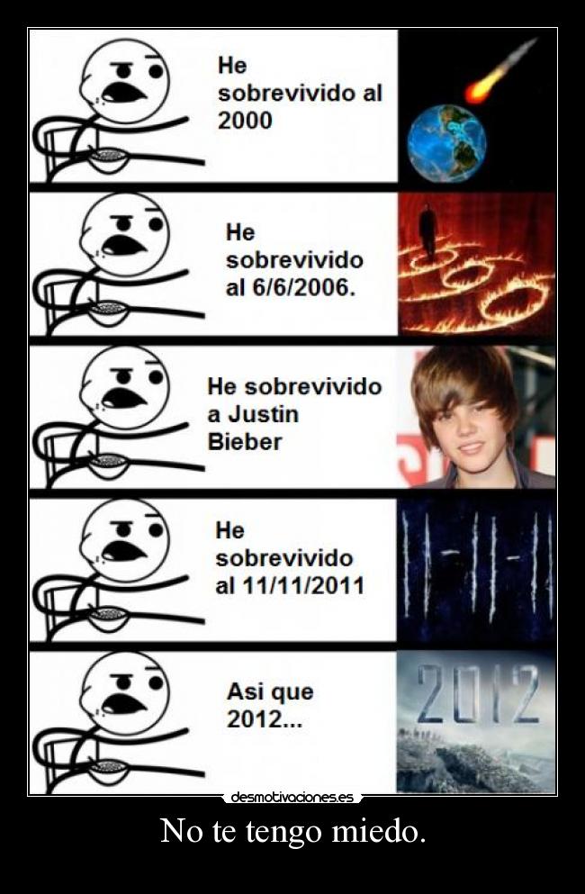 No te tengo miedo. - 