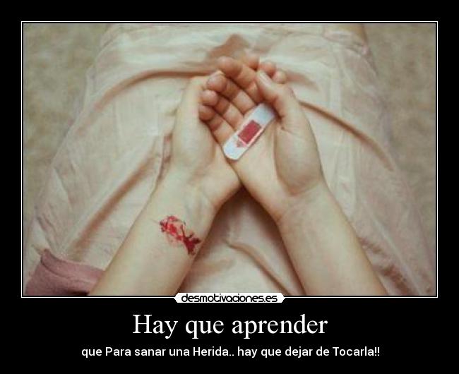 Hay que aprender -