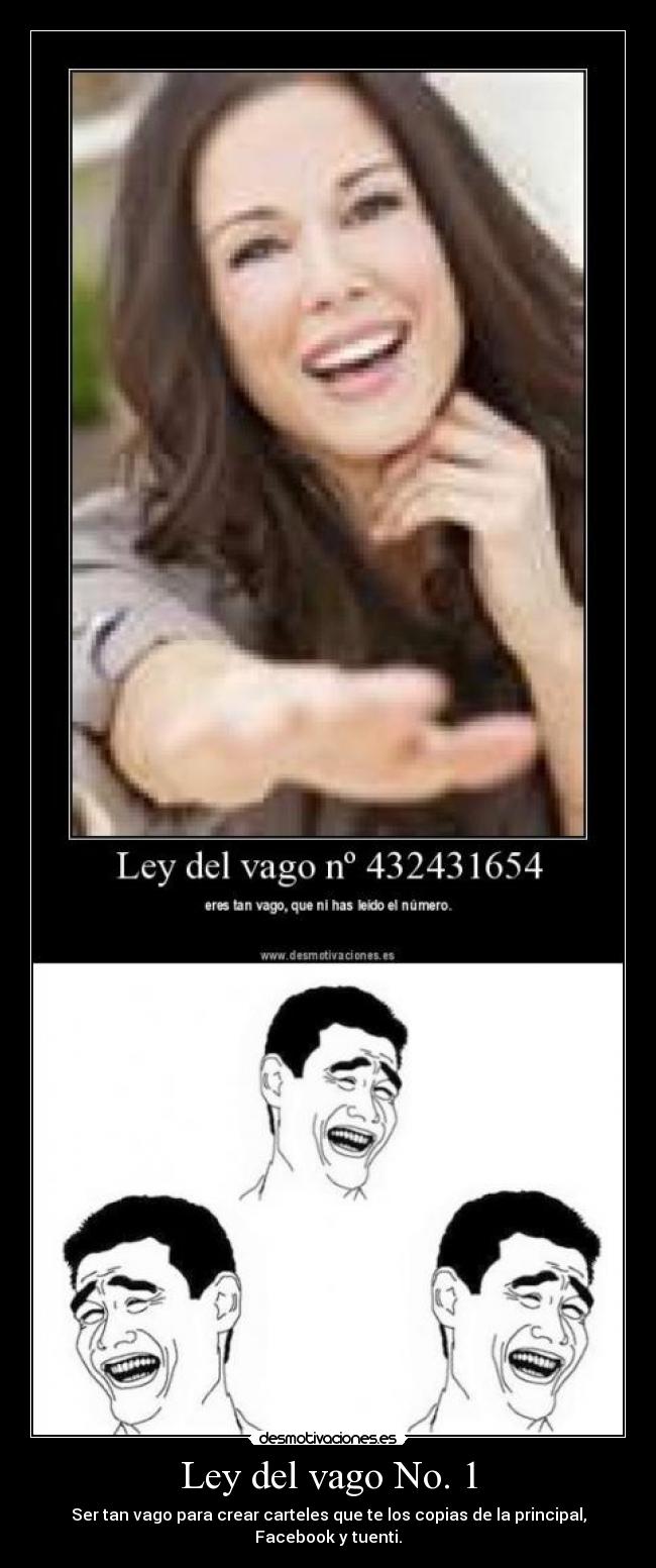 Ley del vago No. 1 -