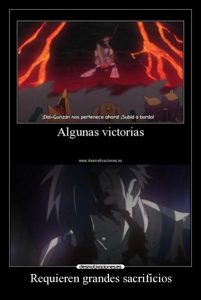 carteles kimina noooooo simon hdp gurren lagann desmotivaciones