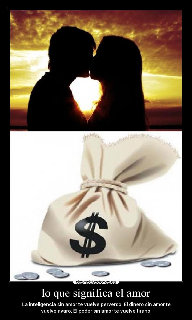 lo que significa el amor -