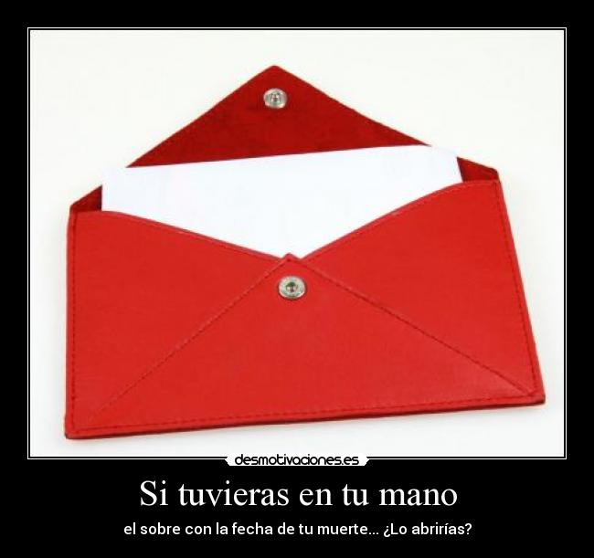 Si tuvieras en tu mano -