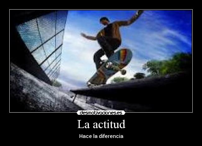 La actitud -