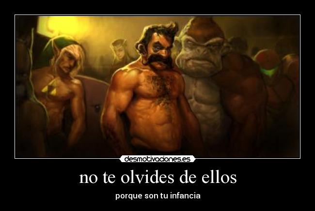 carteles wario link samus desmotivaciones